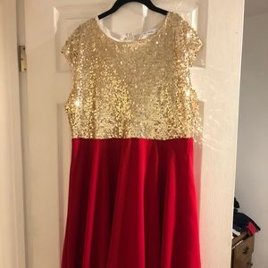Sequin top dress